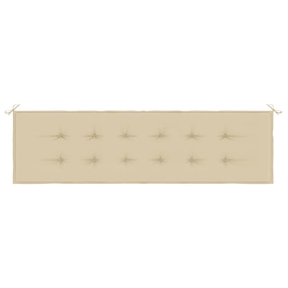 Cuscino per Panca Beige 180x50x3 cm in Tessuto Oxford - homemem39