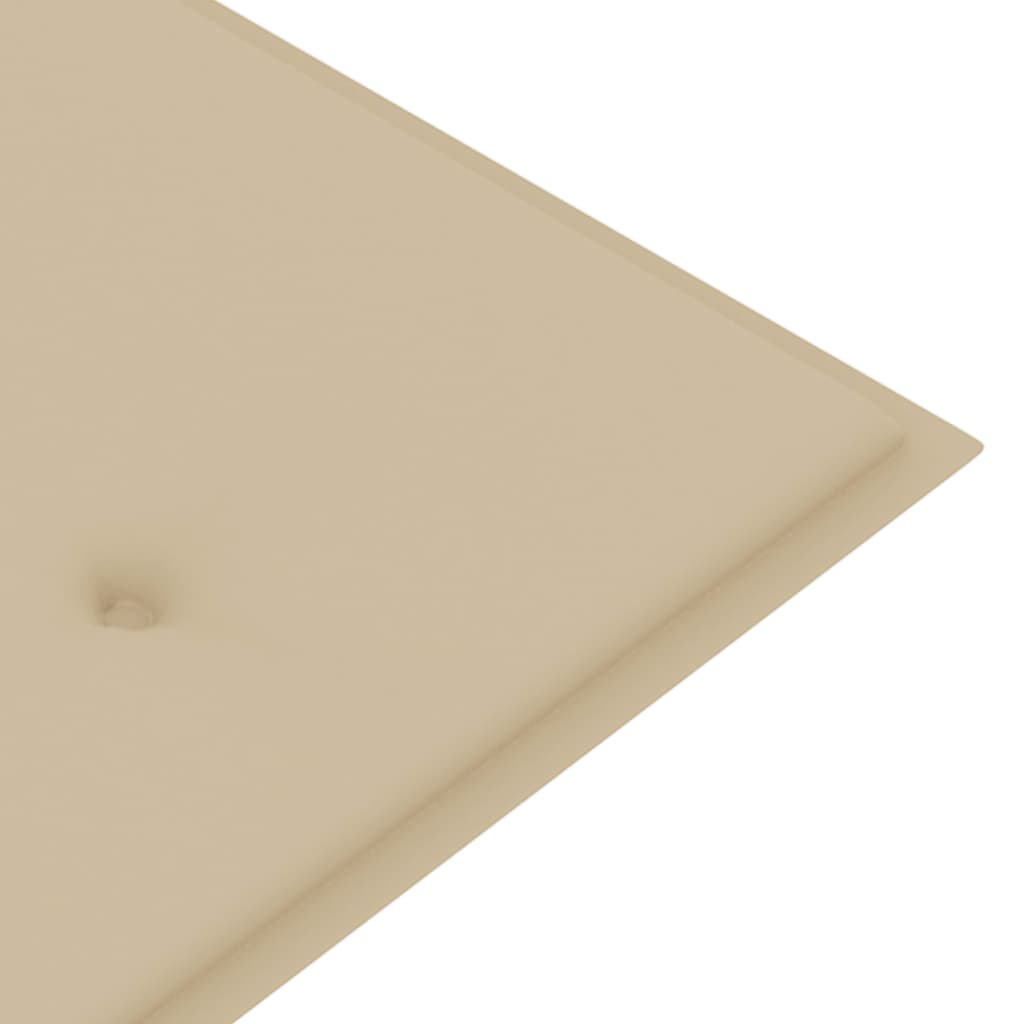 Cuscino per Panca Beige 180x50x3 cm in Tessuto Oxford - homemem39