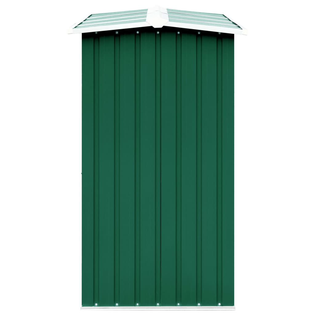 Capannone da Giardino in Acciaio Zincato 330x92x153cm Verde - homemem39