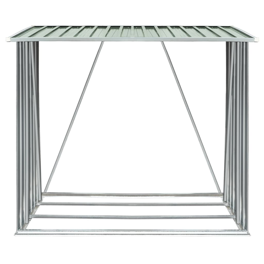 Capannone da Giardino in Acciaio Zincato 163x83x154 cm Verde - homemem39