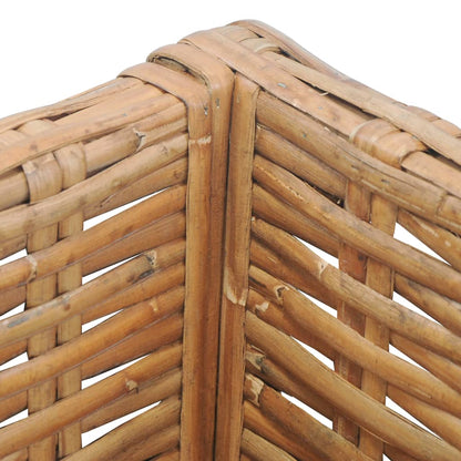 Divano Angolare con Cuscini in Rattan Naturale - homemem39