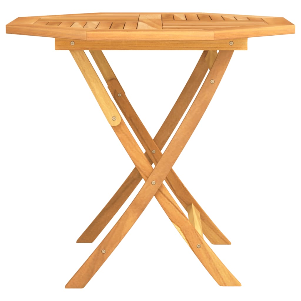 Tavolo da Giardino Pieghevole 85x85x76cm Legno Massello di Teak - homemem39