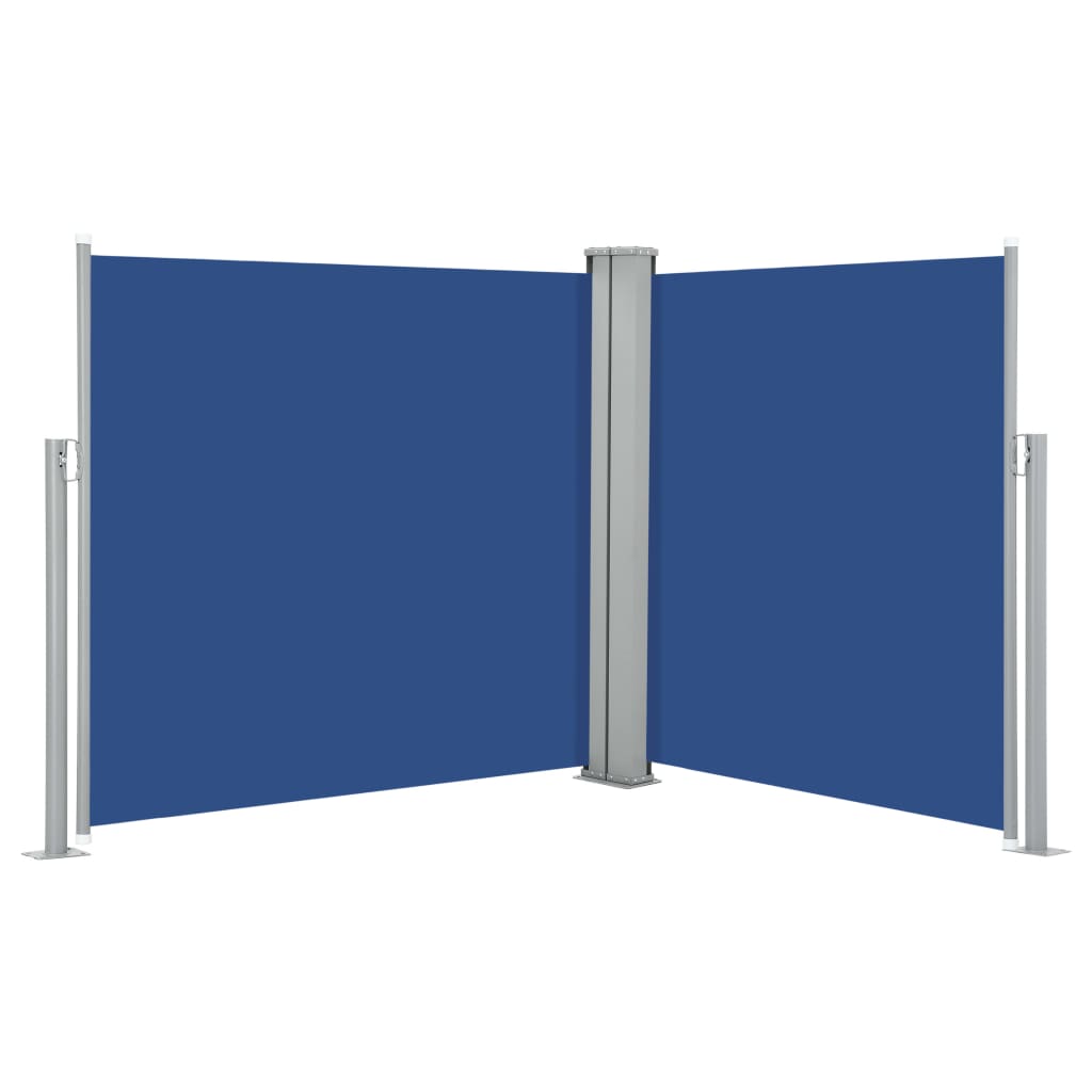 Tenda da Sole Laterale Retrattile Blu 100x600 cm - homemem39