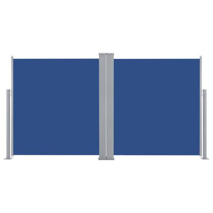 Tenda da Sole Laterale Retrattile Blu 120x600 cm - homemem39