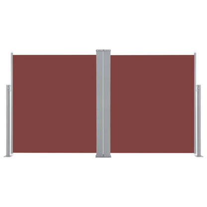 Tenda da Sole Laterale Retrattile Marrone 140x600 cm - homemem39