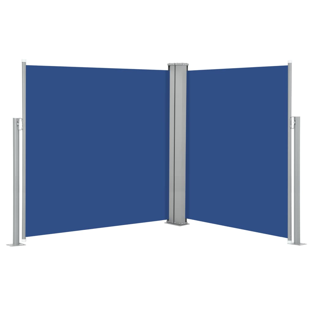 Tenda da Sole Laterale Retrattile Blu 140x600 cm - homemem39