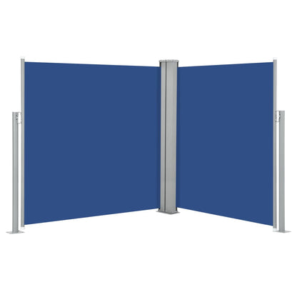 Tenda da Sole Laterale Retrattile Blu 160x600 cm - homemem39