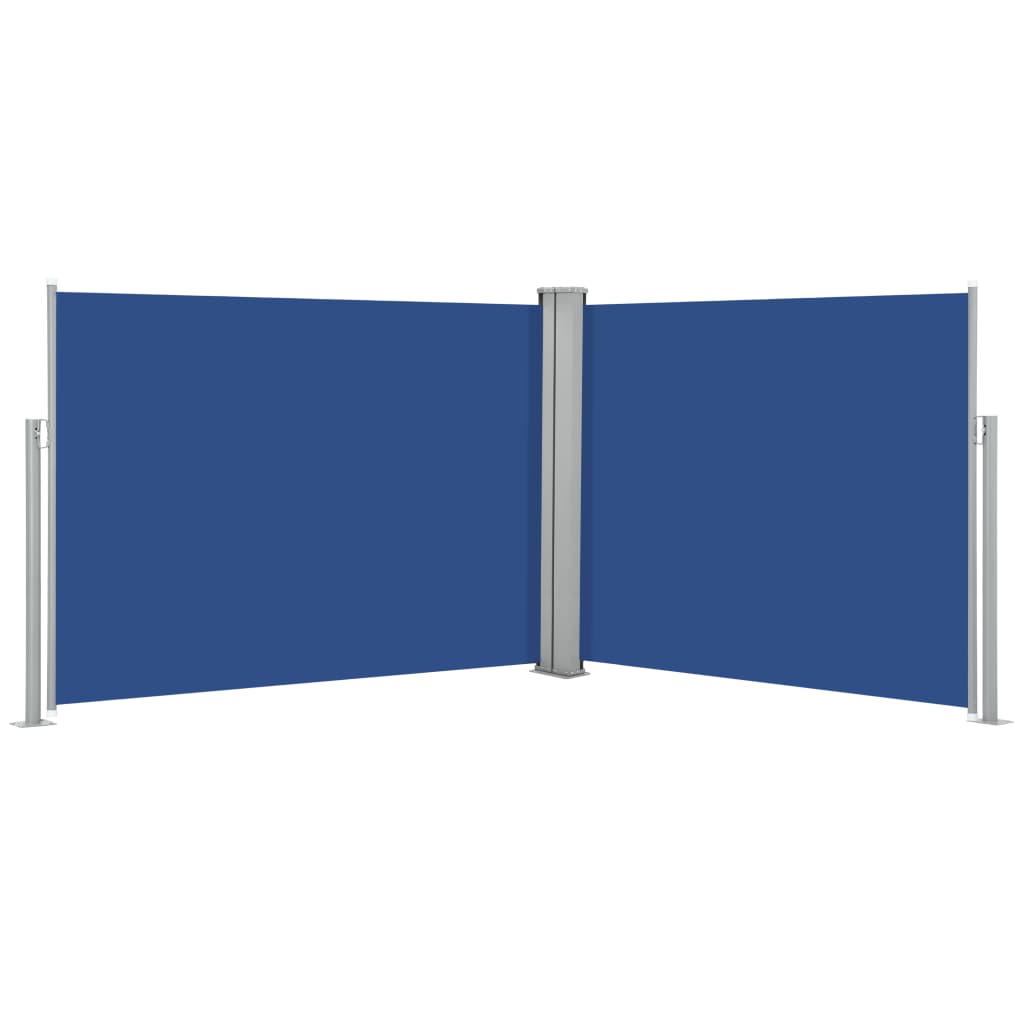 Tenda da Sole Laterale Retrattile Blu 140x1000 cm - homemem39