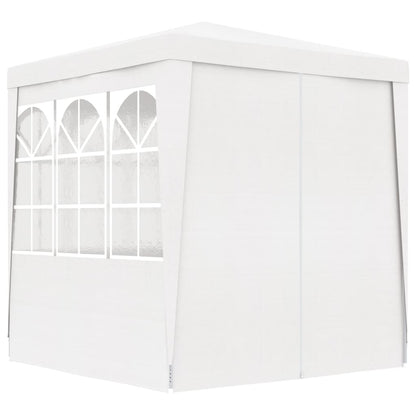 Gazebo Professionale con Pareti 2,5x2,5 m Bianco 90 g/m² - homemem39