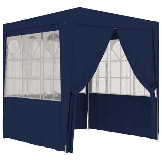 Gazebo Professionale con Pareti 2,5x2,5 m Blu 90 g/m² - homemem39