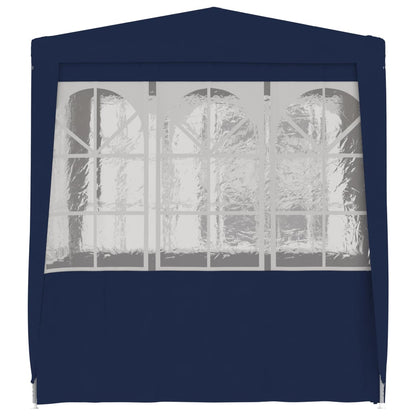 Gazebo Professionale con Pareti 2,5x2,5 m Blu 90 g/m² - homemem39