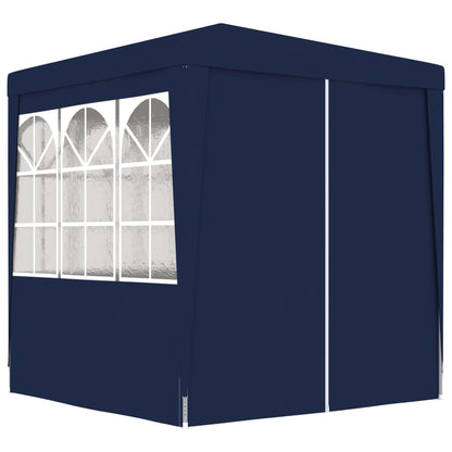 Gazebo Professionale con Pareti 2,5x2,5 m Blu 90 g/m² - homemem39