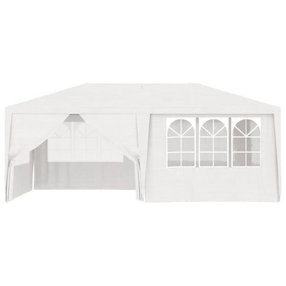 Gazebo Professionale con Pareti 4x6 m Bianco 90 g/m² - homemem39