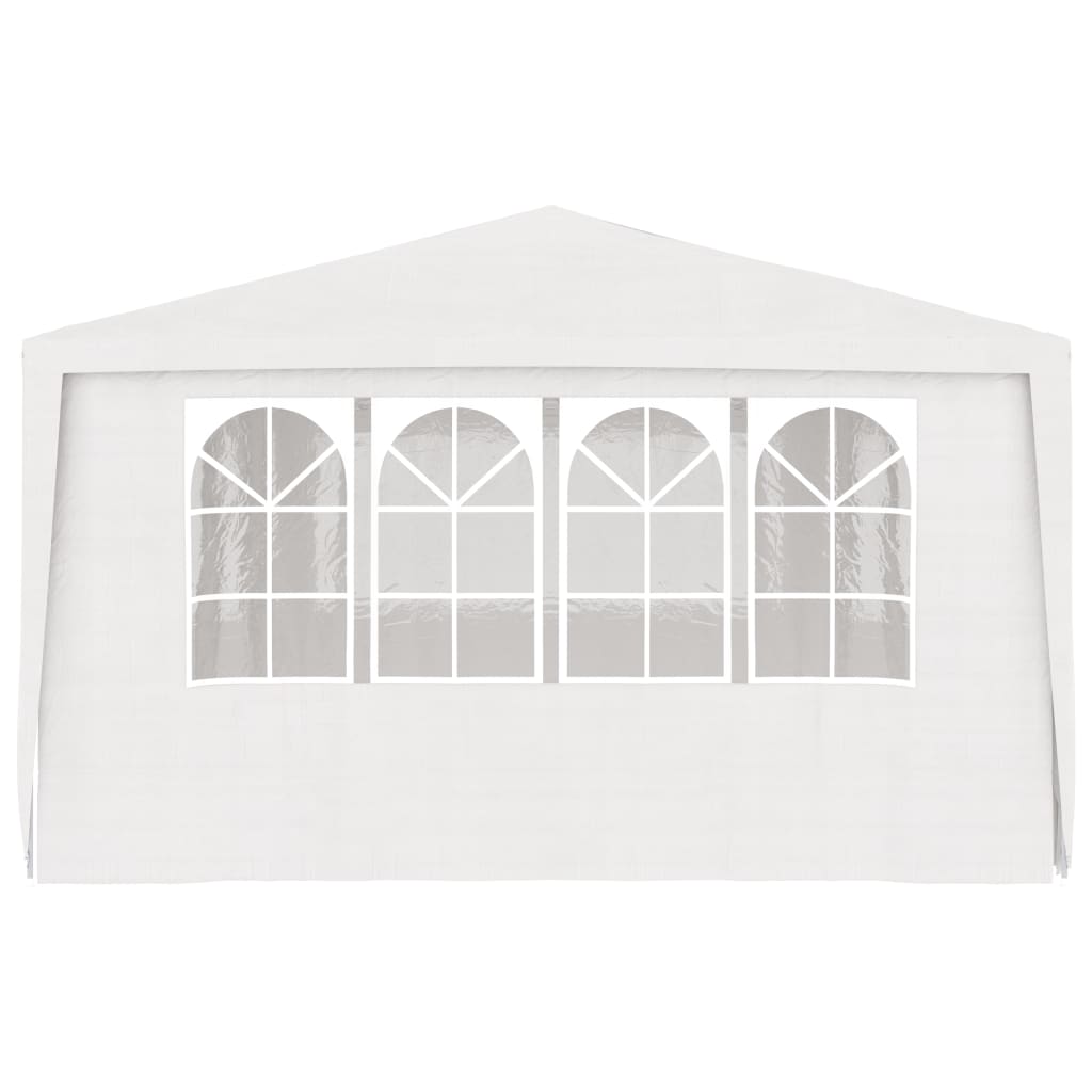 Gazebo Professionale con Pareti 4x6 m Bianco 90 g/m² - homemem39