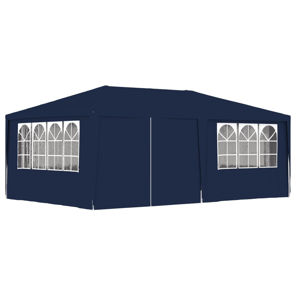 Gazebo Professionale con Pareti 4x6 m Blu 90 g/m² - homemem39