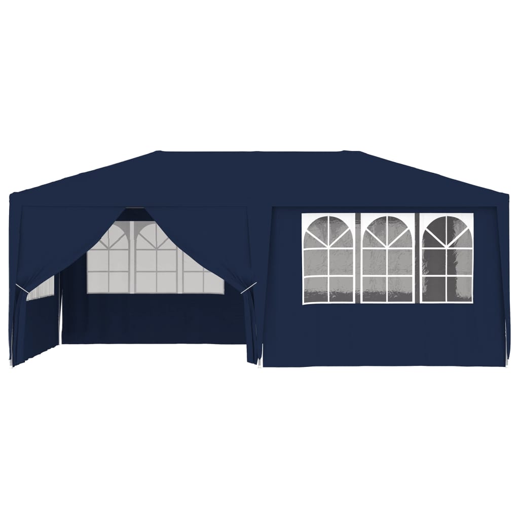 Gazebo Professionale con Pareti 4x6 m Blu 90 g/m² - homemem39