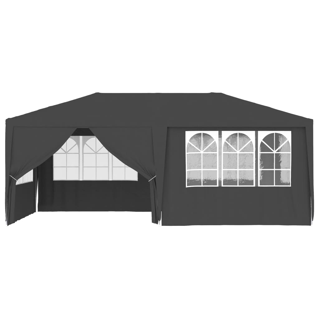 Gazebo Professionale con Pareti 4x6 m Antracite 90 g/m² - homemem39