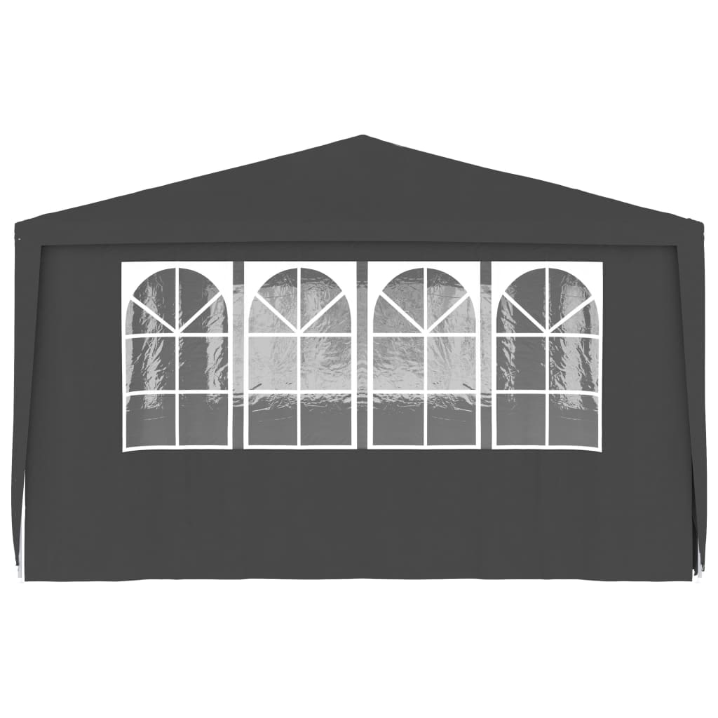 Gazebo Professionale con Pareti 4x6 m Antracite 90 g/m² - homemem39