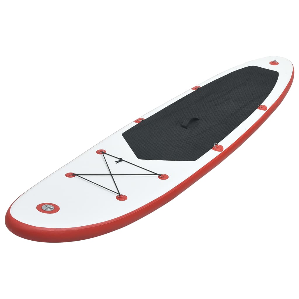 Set Tavola da SUP e Surf Gonfiabile Rosso e Bianco - homemem39