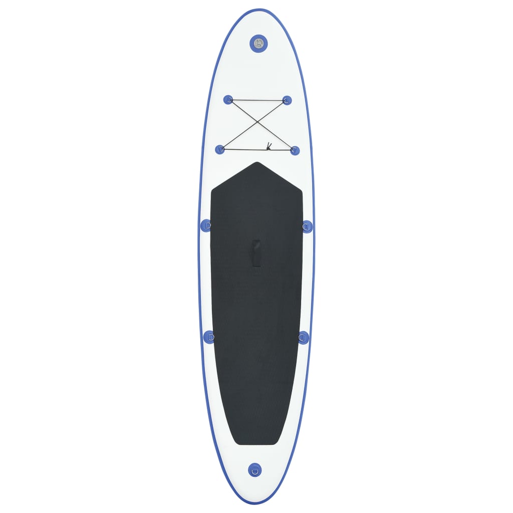 Set Tavola da SUP e Surf Gonfiabile Blu e Bianco - homemem39