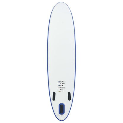 Set Tavola da SUP e Surf Gonfiabile Blu e Bianco - homemem39