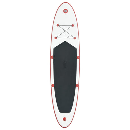 Set Tavola da SUP e Surf Gonfiabile Rosso e Bianco - homemem39