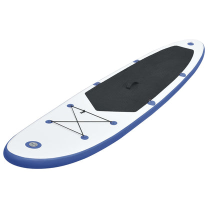 Set Tavola da SUP e Surf Gonfiabile Blu e Bianco - homemem39