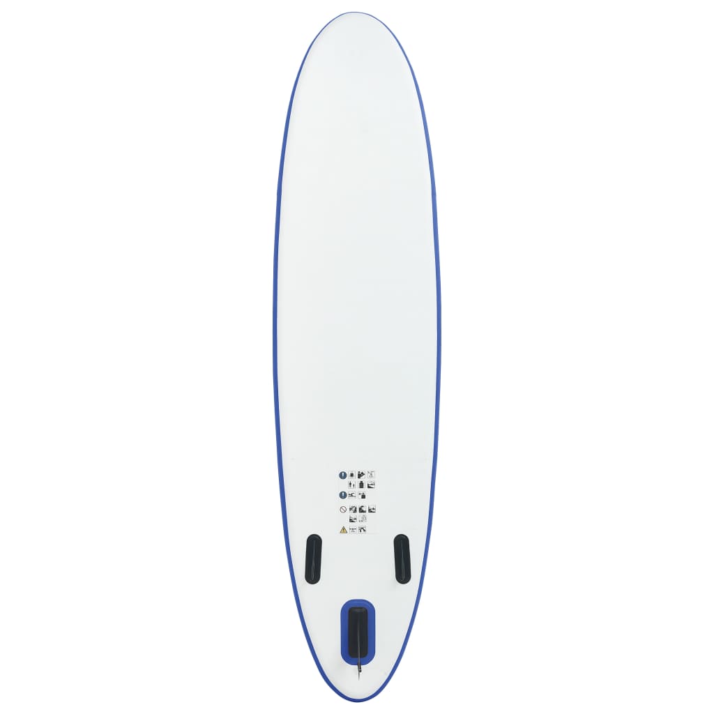 Set Tavola da SUP e Surf Gonfiabile Blu e Bianco - homemem39