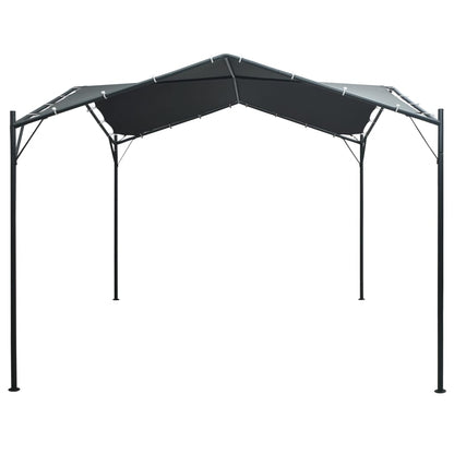 Gazebo Padiglione Tenda Tettoia 3x3 m Acciaio Antracite - homemem39