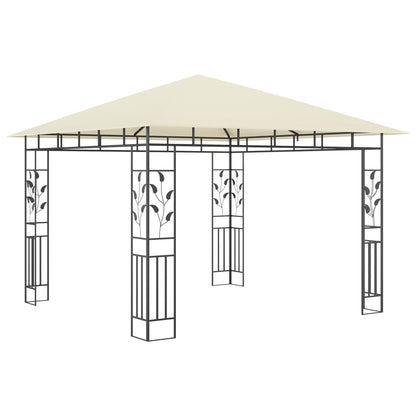 Gazebo con Zanzariera 3x3x2,73 m Crema 180 g/m² - homemem39