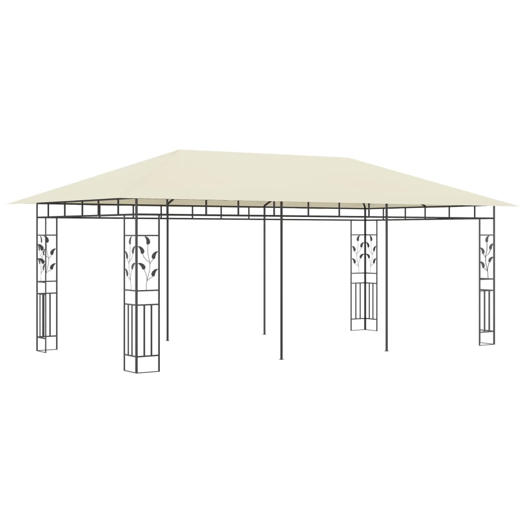 Gazebo con Zanzariera 6x3x2,73 m Crema - homemem39