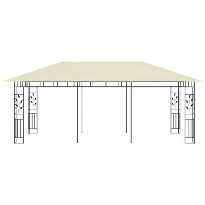 Gazebo con Zanzariera 6x3x2,73 m Crema - homemem39