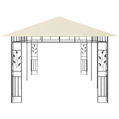 Gazebo con Zanzariera 6x3x2,73 m Crema - homemem39