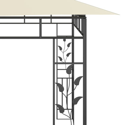 Gazebo con Zanzariera 6x3x2,73 m Crema - homemem39