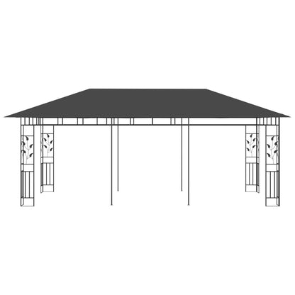 Gazebo con Zanzariera 6x3x2,73 m Antracite - homemem39