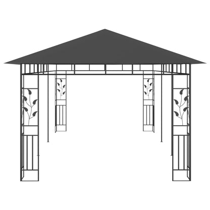 Gazebo con Zanzariera 6x3x2,73 m Antracite - homemem39