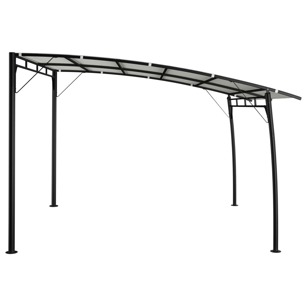 Tenda Parasole da Giardino 3x3x2,55 m Crema - homemem39