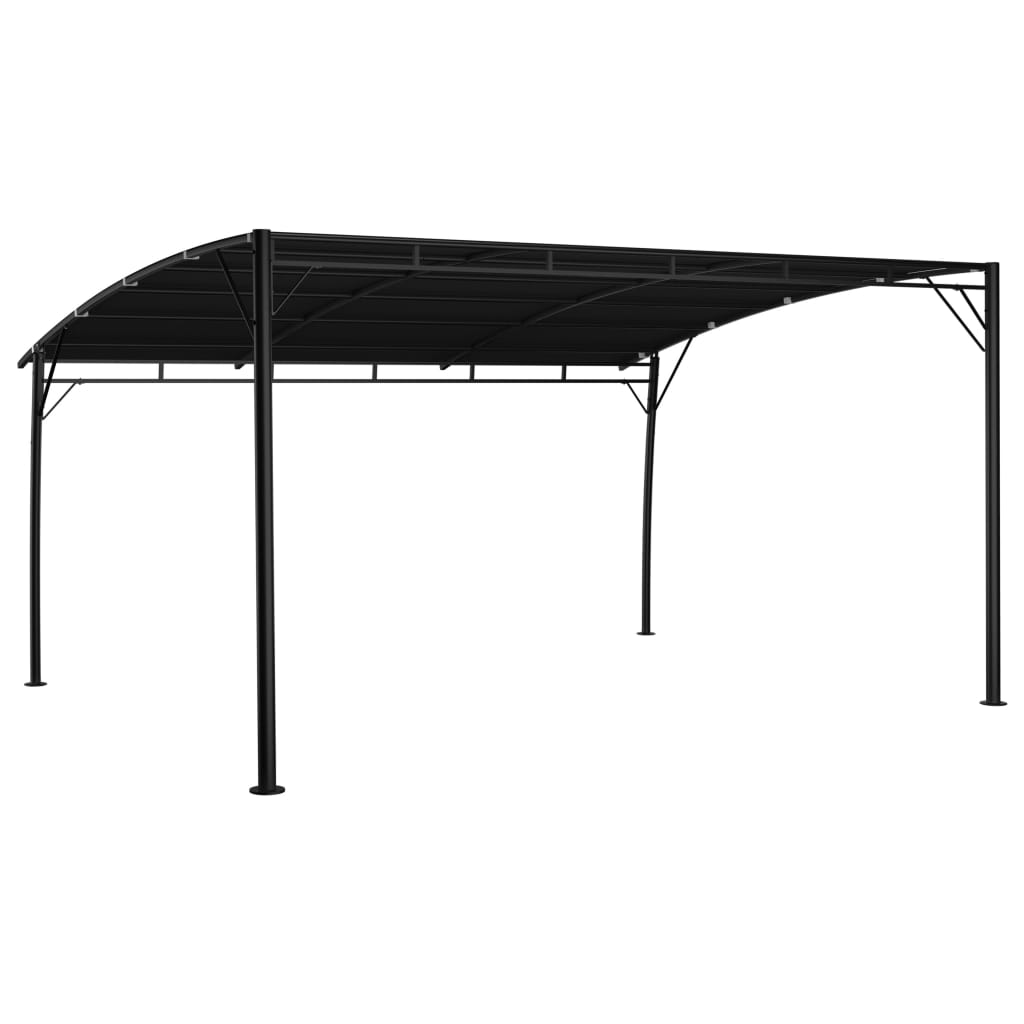 Tenda Parasole da Giardino 4x3x2,55 m Antracite - homemem39