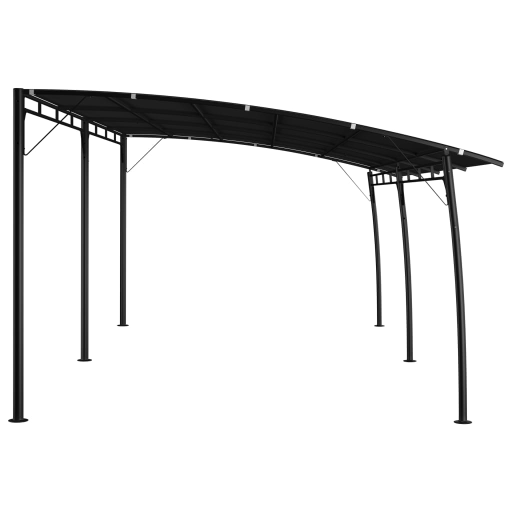 Tenda Parasole da Giardino 6x3x2,55 m Antracite - homemem39