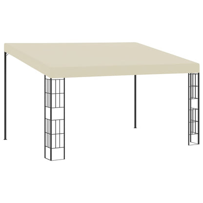 Gazebo a Parete 3x4 m Crema in Tessuto - homemem39