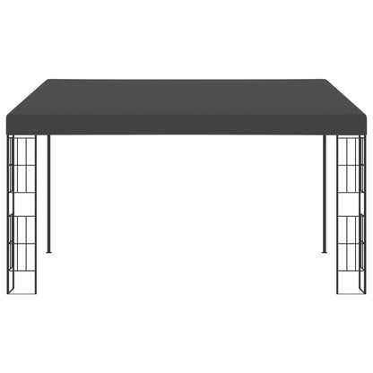 Gazebo a Parete 3x4 m Antracite in Tessuto - homemem39