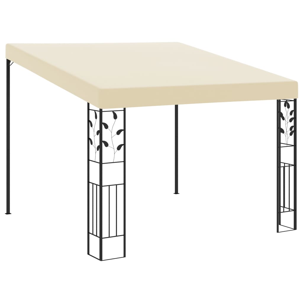 Gazebo a Parete 3x3x2,5 m Crema - homemem39