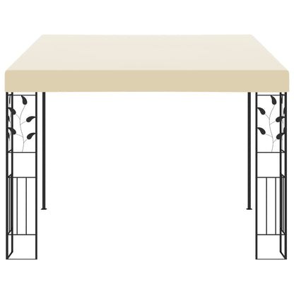 Gazebo a Parete 3x3x2,5 m Crema - homemem39