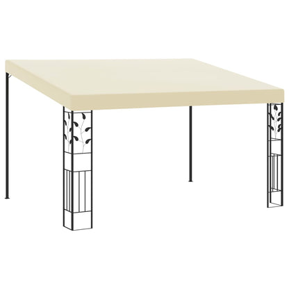 Gazebo a Parete 4x3x2,5 m Crema - homemem39