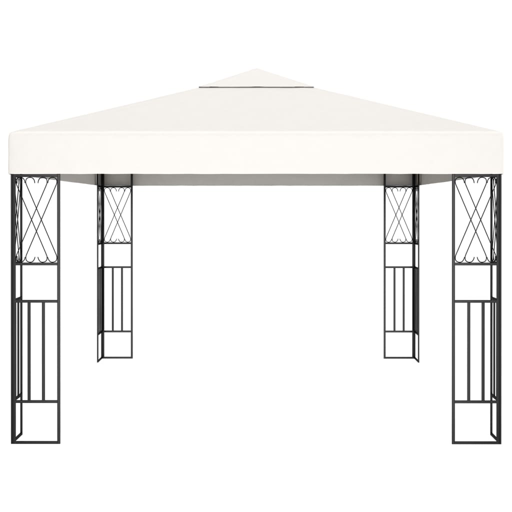 Gazebo 3x4 m Crema in Tessuto - homemem39