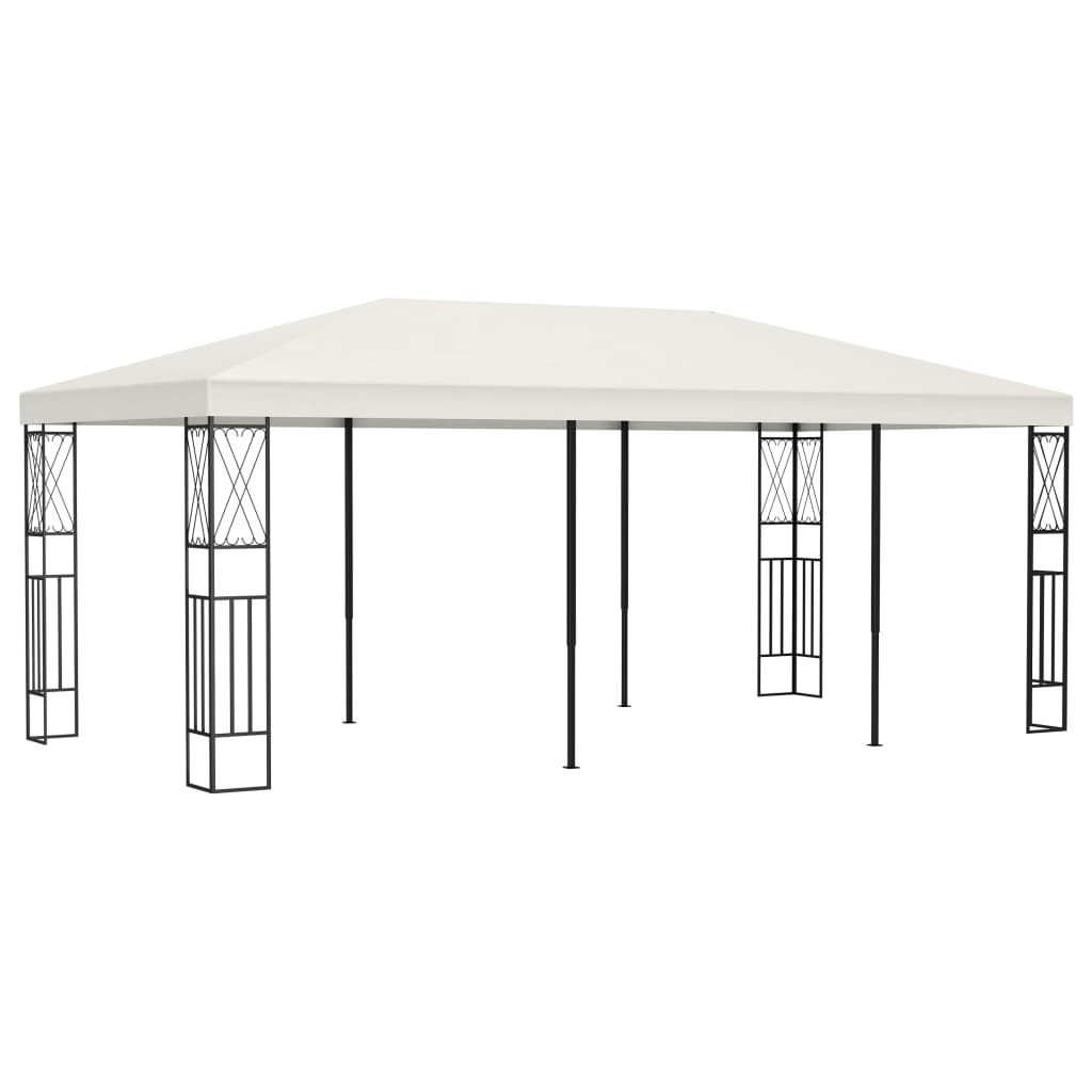 Gazebo 3x6 m Crema in Tessuto - homemem39