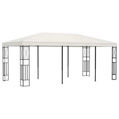 Gazebo 3x6 m Crema in Tessuto - homemem39