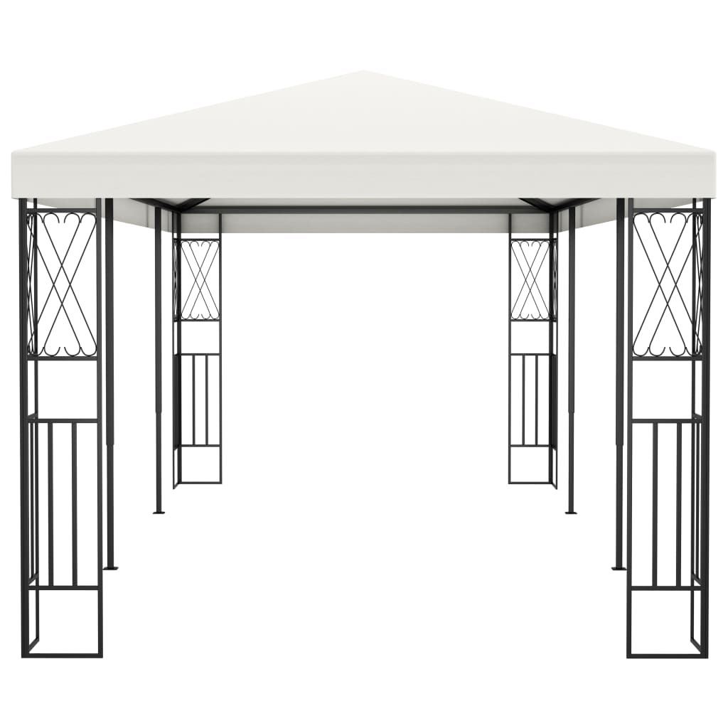 Gazebo 3x6 m Crema in Tessuto - homemem39