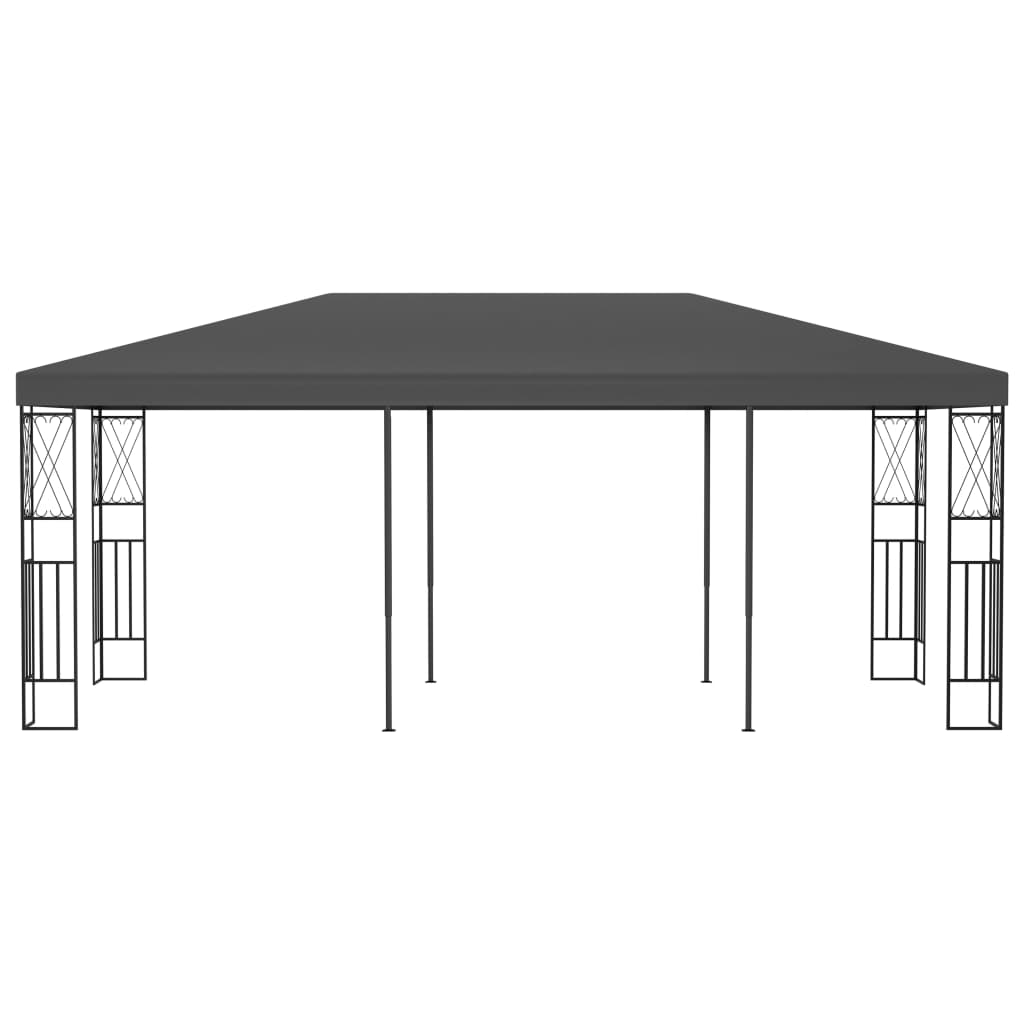 Gazebo 3x6 m Antracite in Tessuto - homemem39