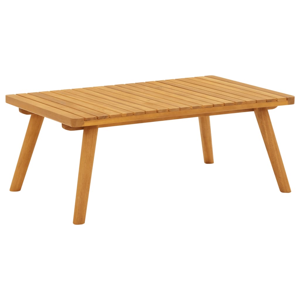 Tavolino da Caffè per Giardino 90x55x35 cm Massello di Acacia - homemem39